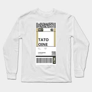 Tatooine Boarding Pass Long Sleeve T-Shirt